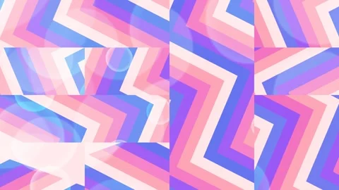 Vibrant Geometric Pattern with Pink Blue Shapes. Stock Footage 329929724