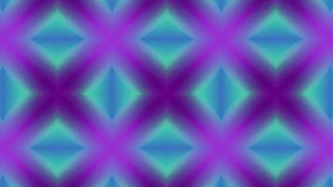 Vibrant Geometric Pattern with Purple and Blue Symmetry Creating a Hypnotic Stock Footage 303905262
