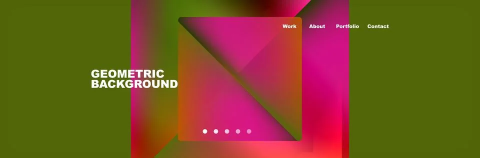 Vibrant geometric pattern with a purple rectangle in the center 스톡 일러스트