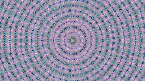 Vibrant geometric pattern radiates outward from a central point Stock Footage 345434661