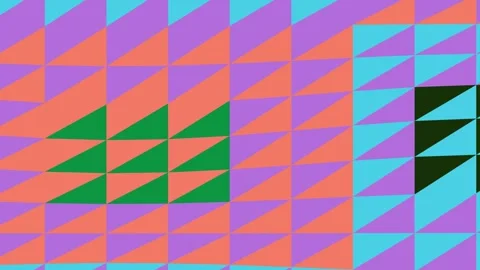 Vibrant Geometric Patterns in Motion Graphics. Video stock 330131992