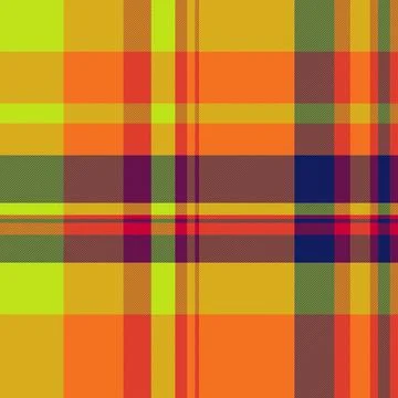 Vibrant, geometric plaid background. Bold color blocks create a modern, ver.. Stock Illustration