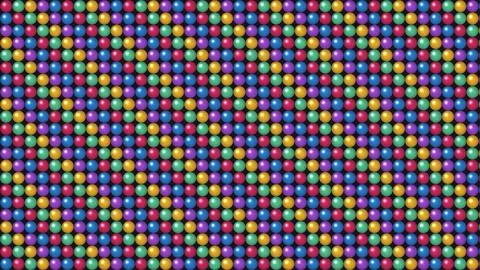 Vibrant geometric polka dot pattern colorful dots abstract design Stock Illustration