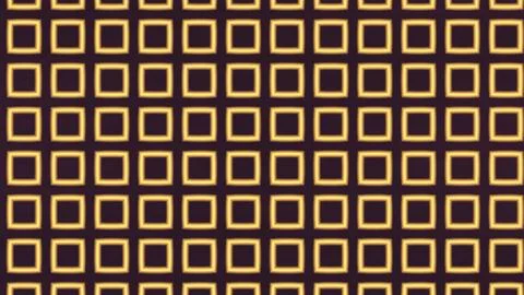 Vibrant geometric QR code pattern. Modern abstract design with golden squares Stock Illustration