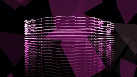 Vibrant Geometric Shape Animation – Modern Motion Graphics Stock Footage 307439708