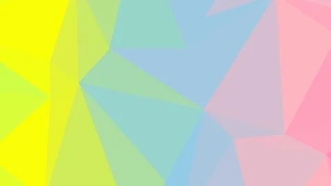 Vibrant geometric shapes create a dynamic mosaic with overlapping triangles i Stock Illustration