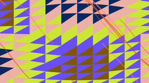Vibrant Geometric Shapes in Motion. Stock Footage 330132025