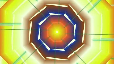 Vibrant Geometric Shapes in Motion Graphics. 库存影片 330350722