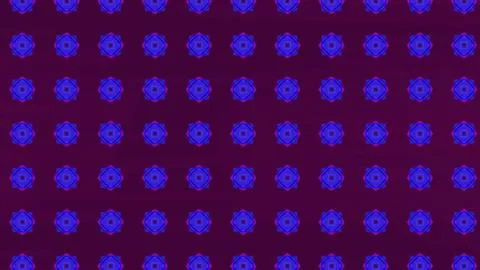 Vibrant geometric snowflake pattern. Modern digital background with luminous Stock Illustration
