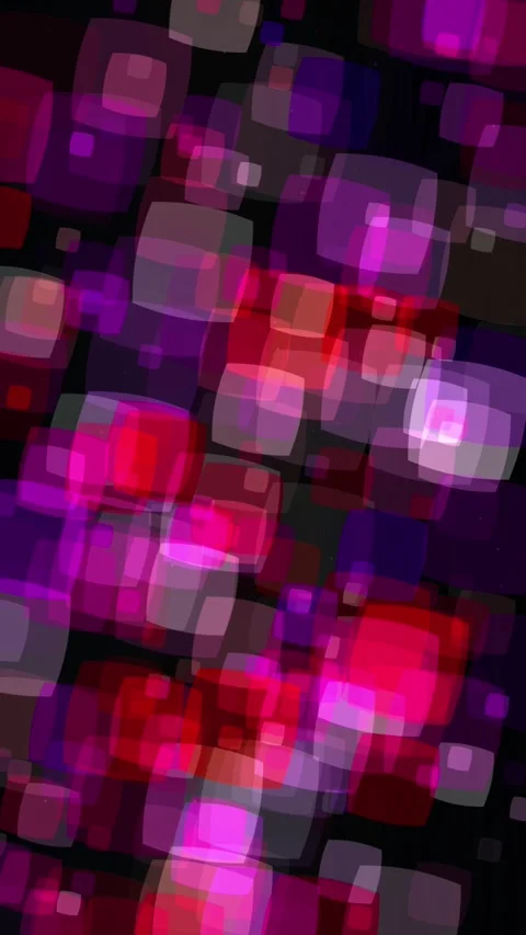 Vibrant geometric squares background, vertical format loop Stock Footage 328390894
