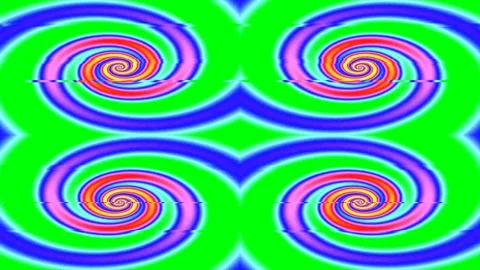 Vibrant geometric swirl pattern background for abstract digital design concep Stock Footage 339333621