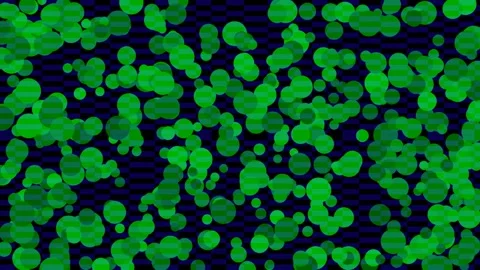 Vibrant Glowing Emerald Fluid Bokeh Abstract Background Pattern Stock Footage 336887561