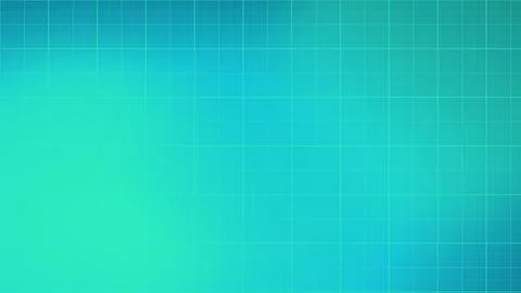 Vibrant Glowing Square Grid Mesh with Smooth teal Gradient Flow Backdrop. 库存插图