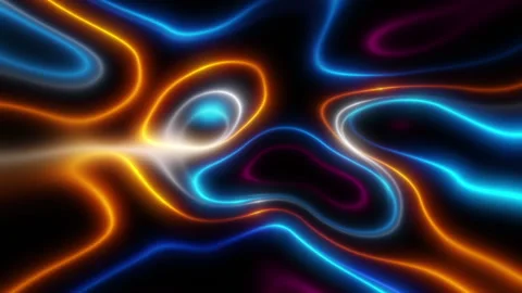 Vibrant Glowing Threads Video stock 194256354