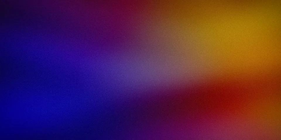 A vibrant gradient background blending rich blue, purple, and orange hues. .. Stock-Illustration