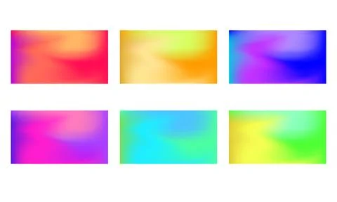 Vibrant Gradient Background. Blurred Color Wave. Vector EPS for design as banner Illustrazione stock