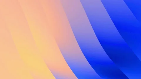 Vibrant gradient background with dynamic blue and orange curved lines Stock Footage 322717081