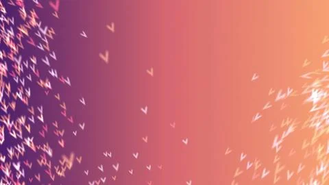 Vibrant gradient background with dynamic flying arrows Stock Illustration