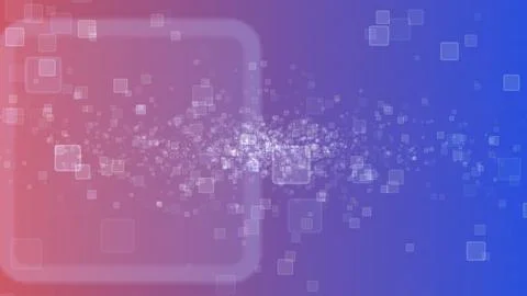 Vibrant gradient background with dynamic squares and glowing effect Stock Illustration