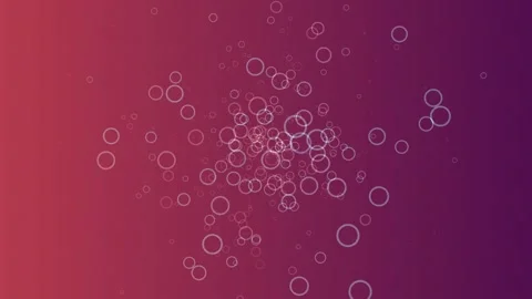 Vibrant gradient background with dynamic white bubbles Stock Footage 329767479