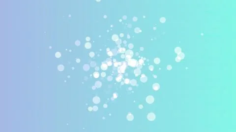 Vibrant gradient background with dynamic white bubbles floating freely Stock Illustration