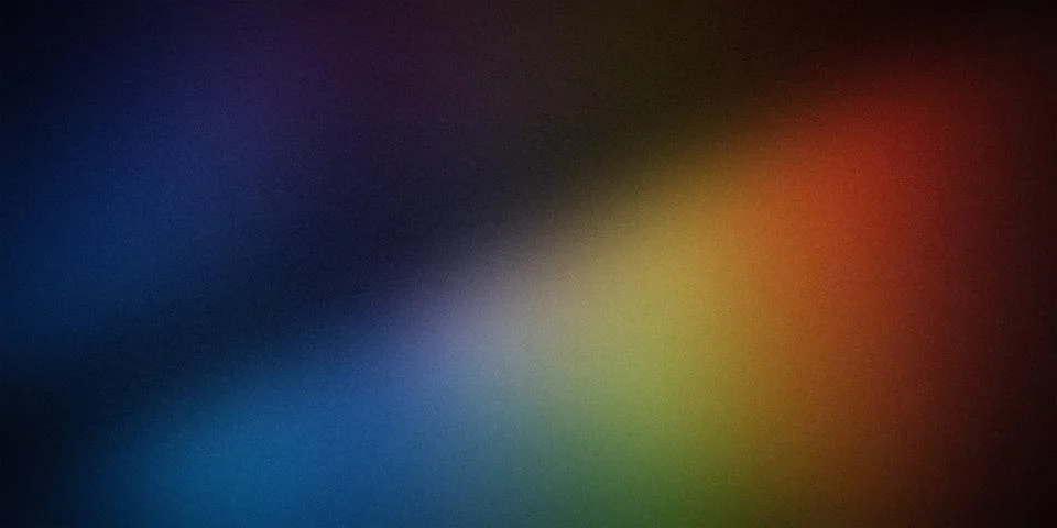 Vibrant gradient background featuring a blend of black, blue, purple, red, .. Illustrazione stock