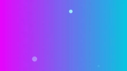 Vibrant gradient background with floating bokeh lights Stock Illustration