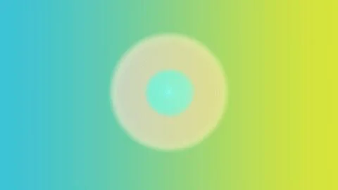 Vibrant gradient background with glowing white circle Stock Illustration
