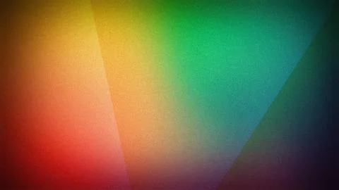 Vibrant gradient background with a grainy texture, blending red, orange, ye.. Stock Illustration
