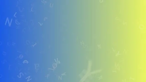 Vibrant gradient background with mathematical symbols and equations Stock Footage 329764862