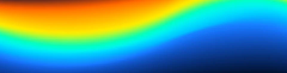 Vibrant gradient background with rainbow colors and soft mesh effects. Bright Stock Illustration