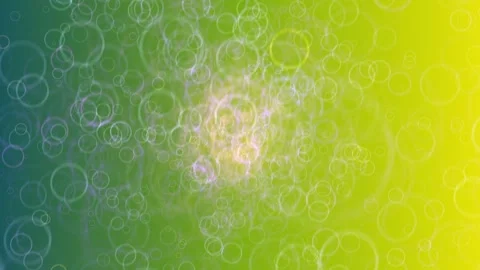 Vibrant gradient background with shimmering white bubbles Stock Footage 328009346