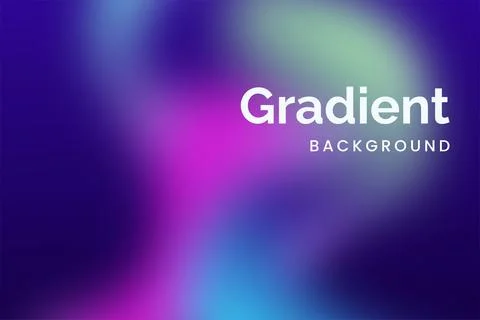 Vibrant gradient background with smooth color transitions Stock Illustration
