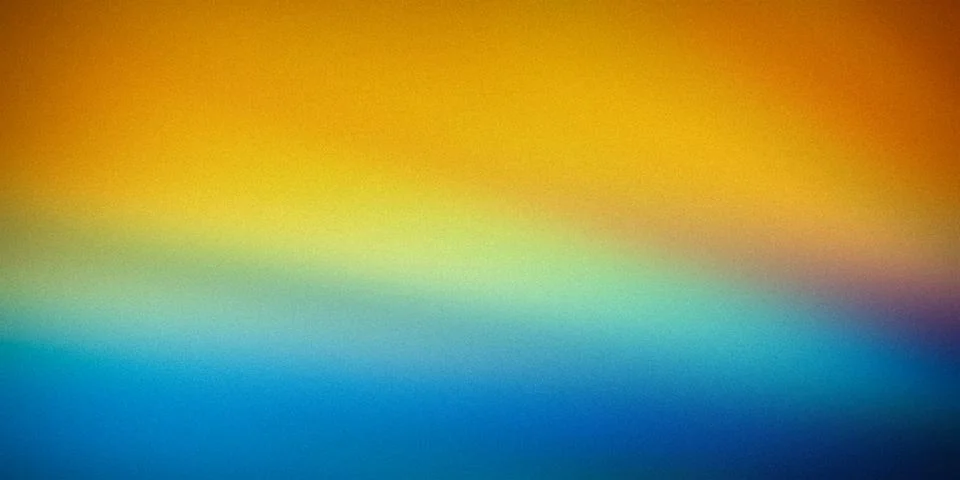 A vibrant gradient background with a smooth transition from warm orange to .. Stock-Illustration