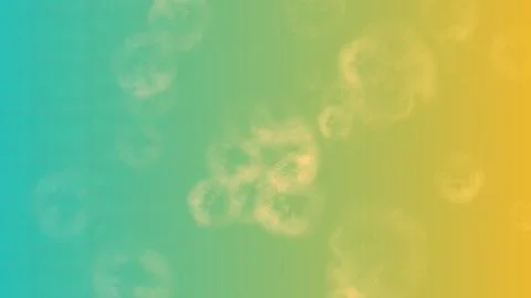 Vibrant gradient background with soft bokeh lights Stock Illustration