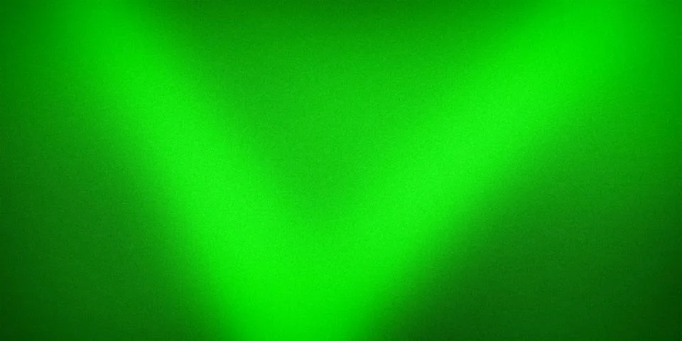 A vibrant gradient background with a striking blend of bright green hues. T.. Illustrazione stock