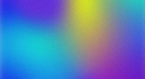 Vibrant gradient background with subtle grain effect in blues, purples, and.. Stock Illustration