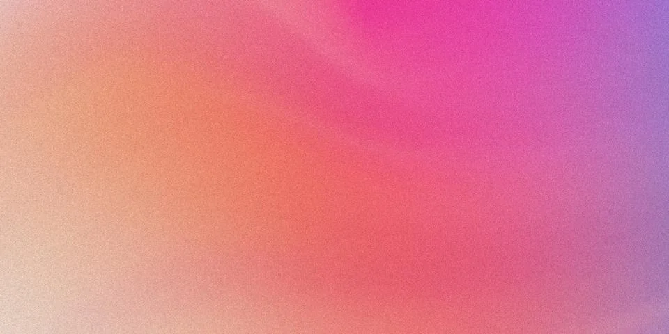 A vibrant gradient background transitioning from orange to pink and purple .. Stock Illustration