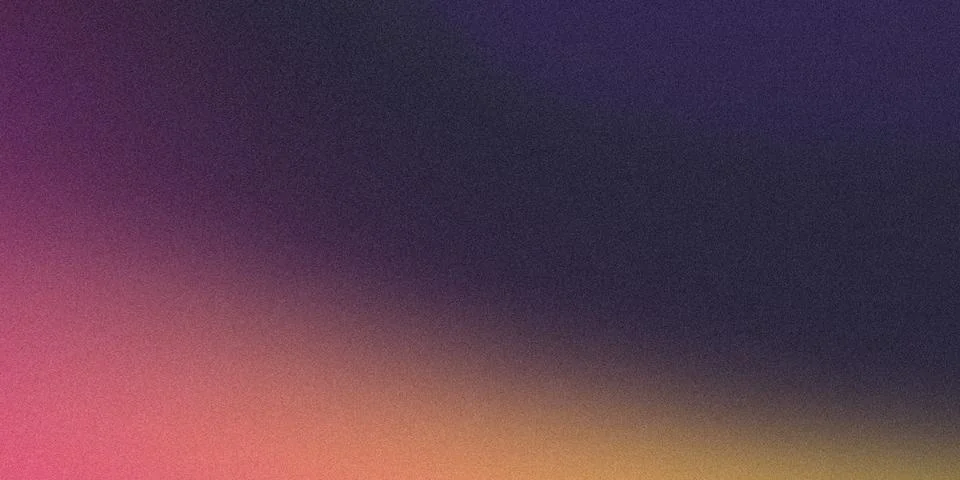A vibrant gradient background transitioning from pink to purple and yellow .. Ilustración de archivo