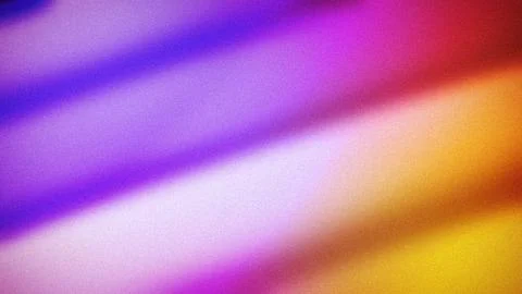 A vibrant gradient combining purple, pink, red, and yellow hues with a grai.. Stockillustratie