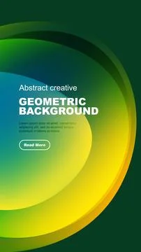 Vibrant gradient design. Smooth curves create dynamic visual effect. Text Stock Illustration