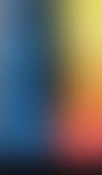 Vibrant gradient flows from deep blue to warm yellow-orange Stock Illustration