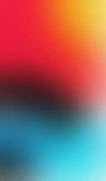 Vibrant gradient flows from red to blue. Soft blur gives dreamy, abstract fee Stock Illustration