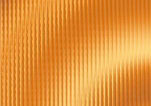 Vibrant gradient of orange with vertical ribbed texture 库存插图