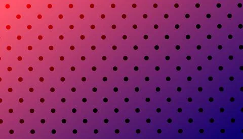 Vibrant Gradient Polka Dot Background With Retro Dotted Pattern And Minimal.. 스톡 일러스트