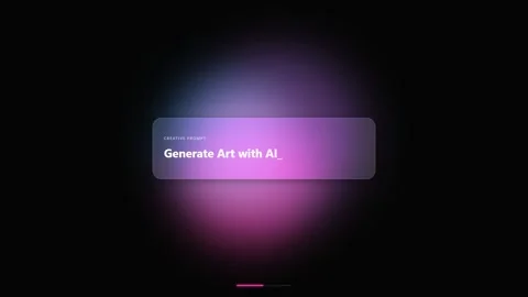 Vibrant gradient pulses softly behind a sleek input field Stock Footage 340908704