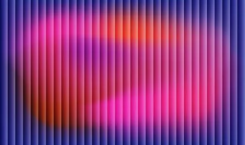Vibrant gradient pulses through vertical stripes Stock Illustration
