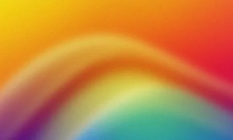Vibrant gradient with soft wave, rainbow colors, and subtle noise texture Stock Illustration