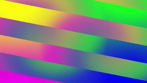 Vibrant gradient stripes moving dynamically creating a colorful abstract Stock Footage 321386190