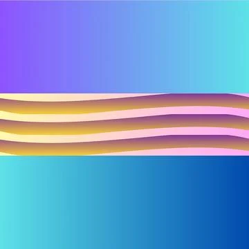 Vibrant Gradient Sunset Sky with Smooth Color Transition for Backgrounds an.. Stock Illustration